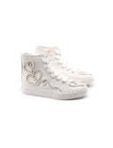 Egle sneaker bimba con ricamo cornely