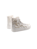 Egle sneaker bimba con ricamo cornely