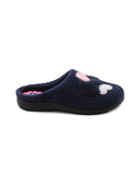 Ciabatta con cuori glitter donna