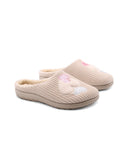 Ciabatta con cuori glitter donna