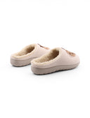 Pantofola calda con coccinella da donna