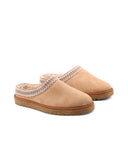 Slipper donna con fodera ecopelliccia