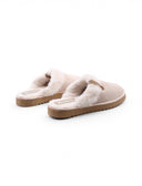 Ciabatta in pelliccia sintetica donna