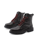 Anfibio nero con lacci elastici e zip