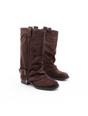 Biker con gambale slouchy da donna