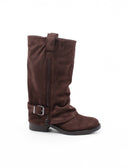Biker con gambale slouchy da donna