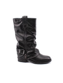 Biker con gambale slouchy da donna