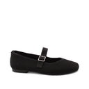 Ballerina mary jane in tessuto da donna