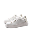 Sneaker bianca in pelle da donna