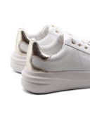 Sneaker bianca in pelle da donna