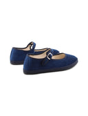 Friulane mary jane in velluto da donna