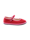 Friulane mary jane in velluto da donna
