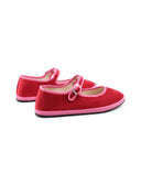 Friulane mary jane in velluto da donna