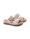 Ciabatta a doppia fascia con velcro