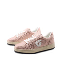 Sneaker gioiello con strass da donna