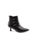 Stivaletto a punta con tacco kitten