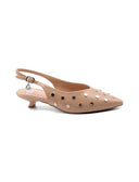 Décolleté slingback kitten heels donna