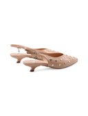 Décolleté slingback kitten heels donna