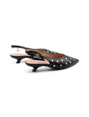 Décolleté slingback kitten heels donna