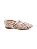 Ballerina mary jane con strass da donna