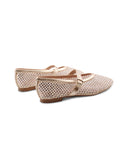 Ballerina mary jane con strass da donna