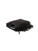 Ginevra borsa scamosciata con frange