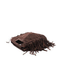 Ginevra borsa scamosciata con frange