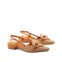 Ballerina slingback con morsetto bambù