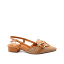 Ballerina slingback con morsetto bambù