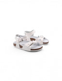 Sandalo bianco con glitter da bimba