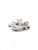 Sandalo bianco con glitter da bimba
