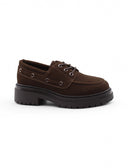 Scarpa da barca con suola chunky donna