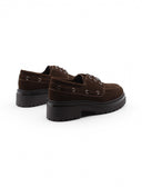 Scarpa da barca con suola chunky donna