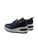Sneaker zeppa slip on da donna