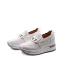 Sneaker zeppa slip on da donna