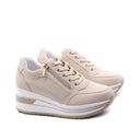 Sneaker con zeppa da donna