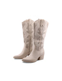 Stivale texano con zip da donna