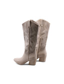 Stivale texano con zip da donna