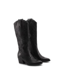 Stivale texano con zip da donna