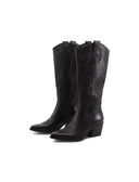 Stivale texano con zip da donna