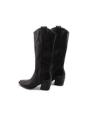 Stivale texano con zip da donna