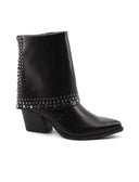 Stivaletto texano con risvolto da donna