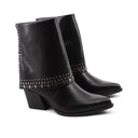 Stivaletto texano con risvolto da donna