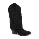 Stivale texano con risvolto da donna