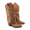 Stivale texano con risvolto da donna