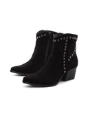 Stivaletto texano con borchie da donna