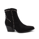 Stivaletto texano con borchie da donna