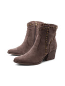 Stivaletto texano con borchie da donna