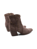 Stivaletto texano con borchie da donna