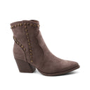 Stivaletto texano con borchie da donna